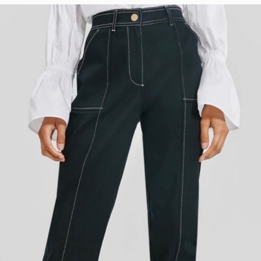 Something Navy Contrast Stitch Jeans